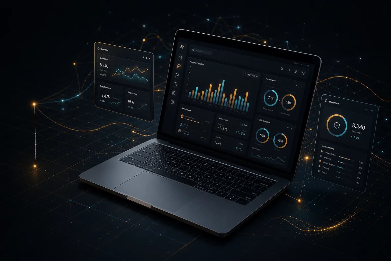 Digital product dashboard